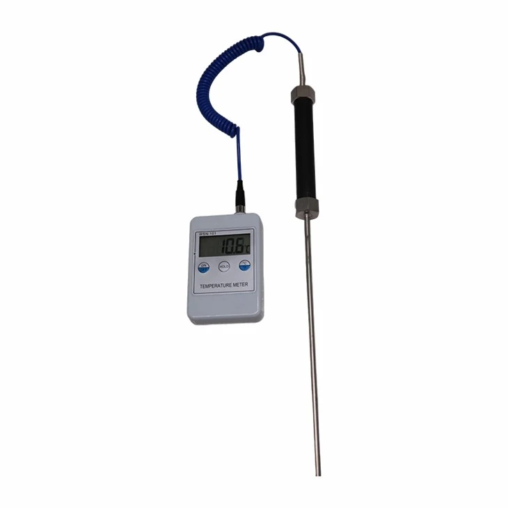 Koperen gesmolten metaalthermometer